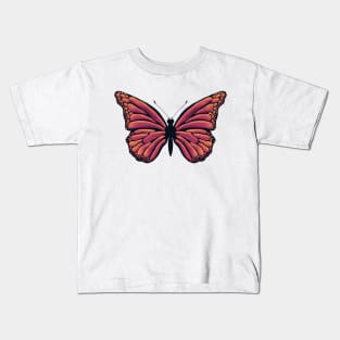 Glowing Monarch butterfly Kids T-Shirt